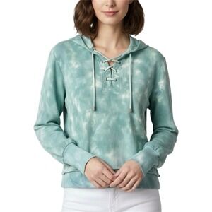 LoveShackFancy Bevan Hoodie in Celadon Hand Dyed Size Small